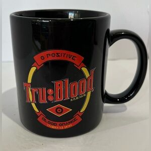 HBO Tru Blood Black Mug with Red and Yellow Logo
